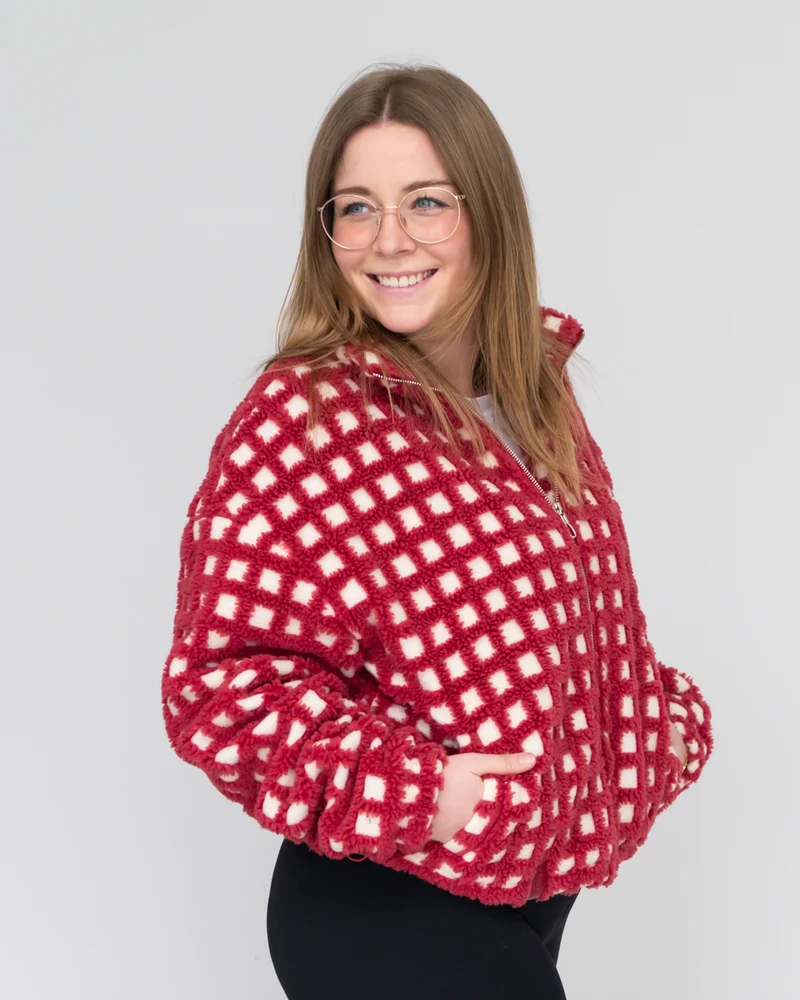 Teddy Übergangsjacke (Cropped)