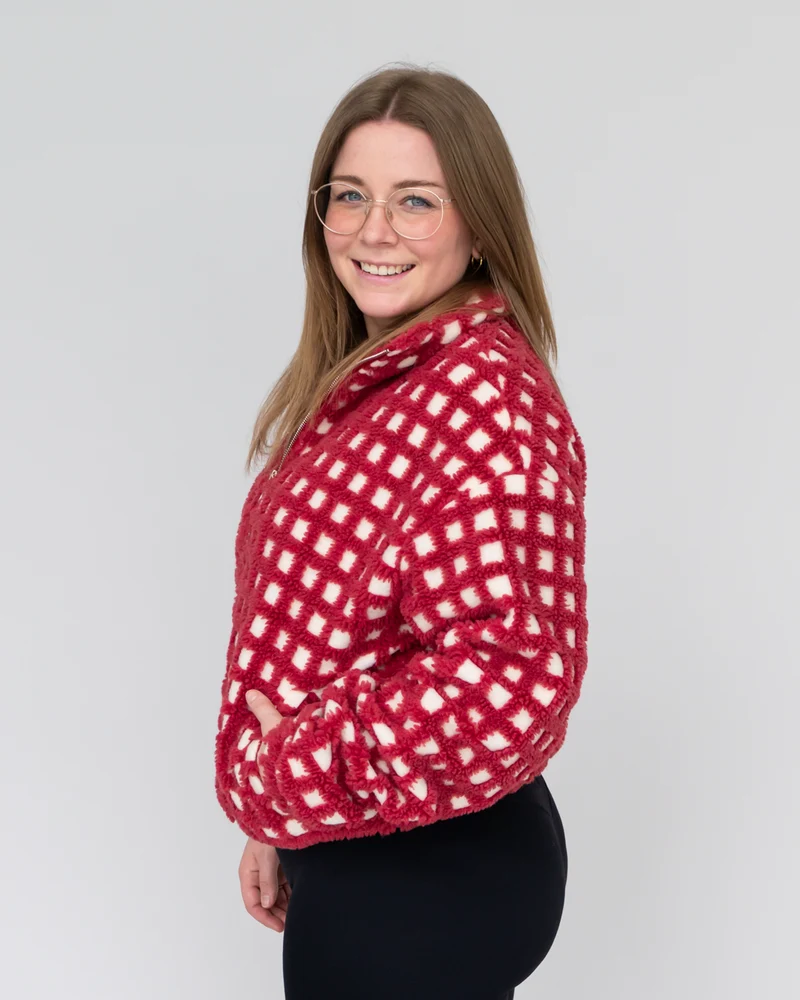 Teddy Übergangsjacke (Cropped)
