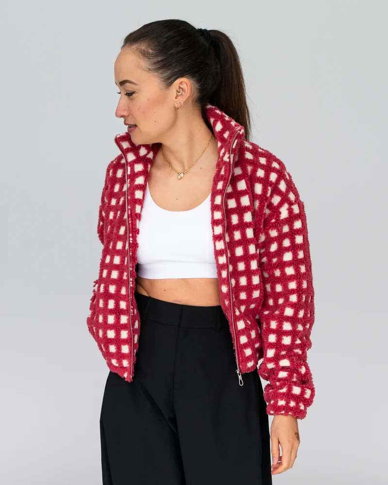 Teddy Übergangsjacke (Cropped)
