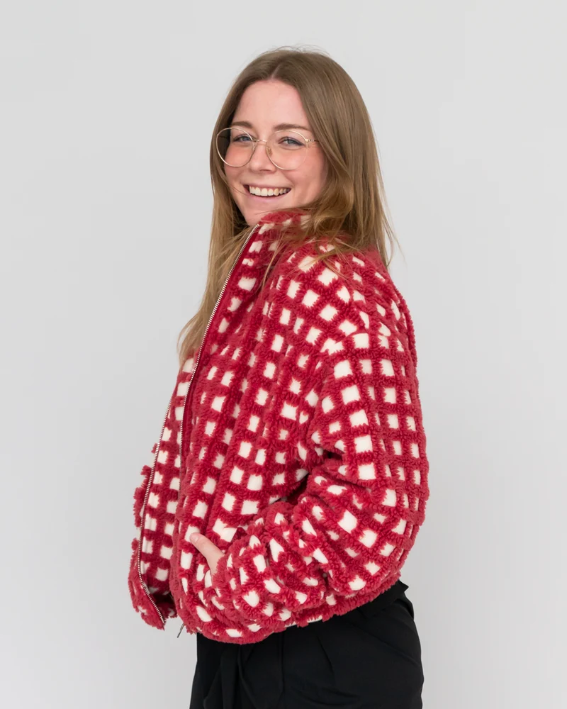Teddy Übergangsjacke (Cropped)