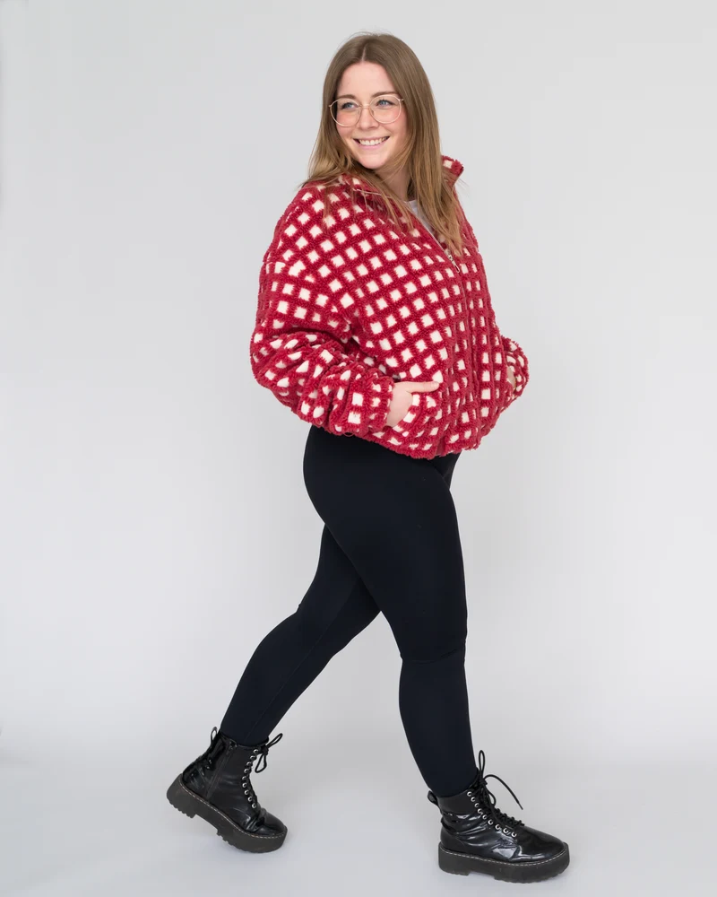 Teddy Übergangsjacke (Cropped)