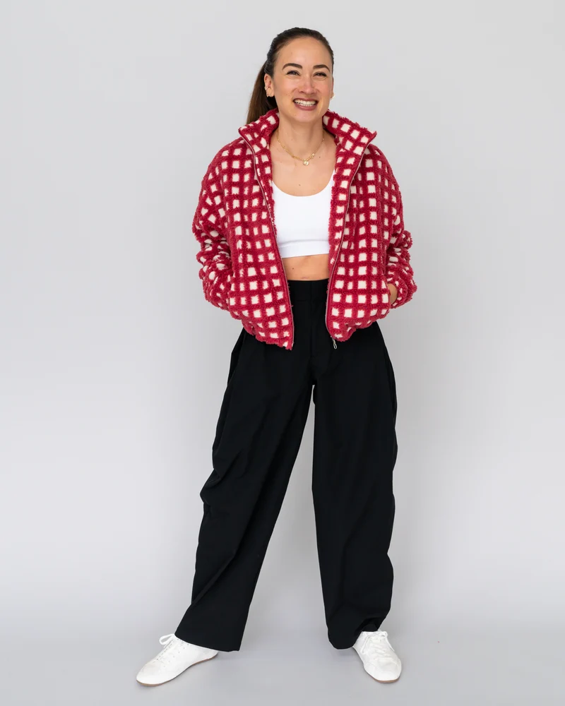 Teddy Übergangsjacke (Cropped)