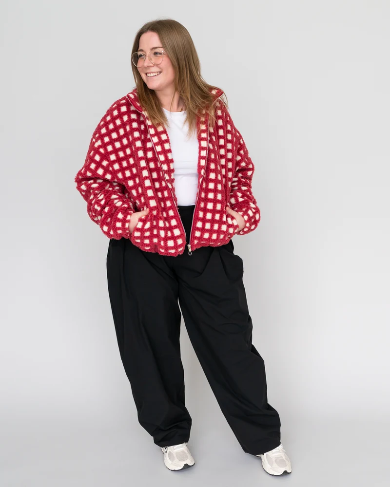 Teddy Übergangsjacke (Cropped)