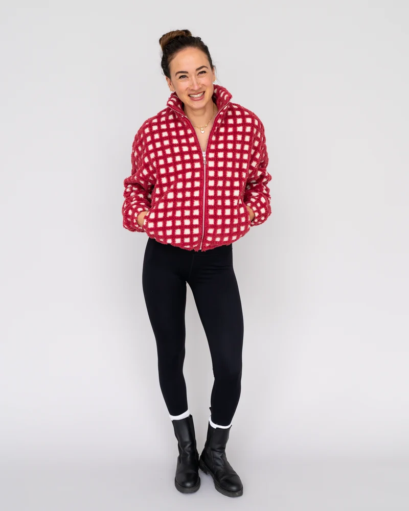 Teddy Übergangsjacke (Cropped)