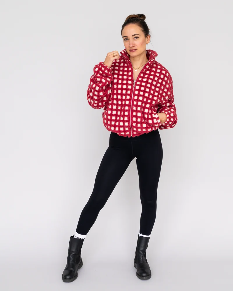 Teddy Übergangsjacke (Cropped)