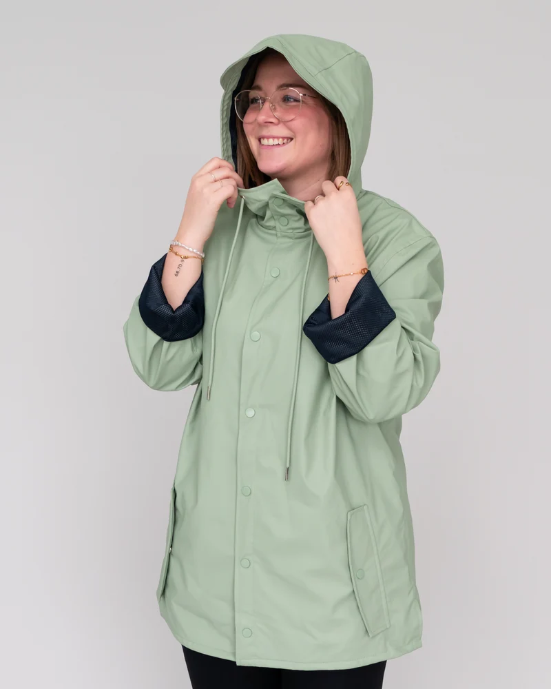 Regenjacke (mit Kapuze)