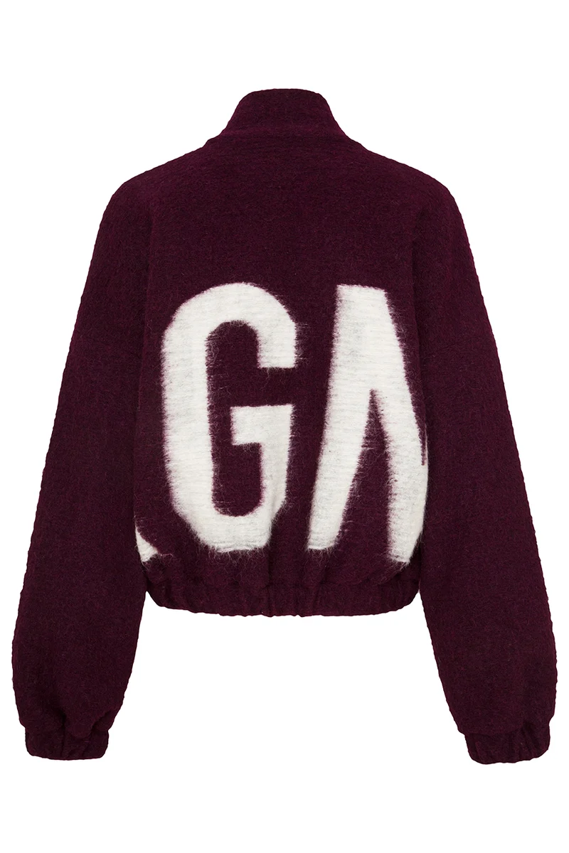 Jacke LVBRGN in bordeaux/ creme