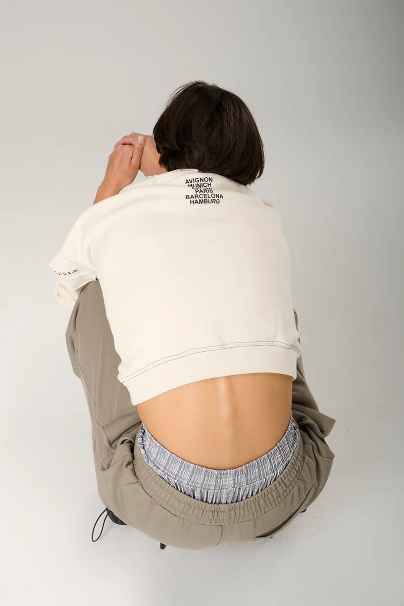 Sweater Voyaging in tea rose