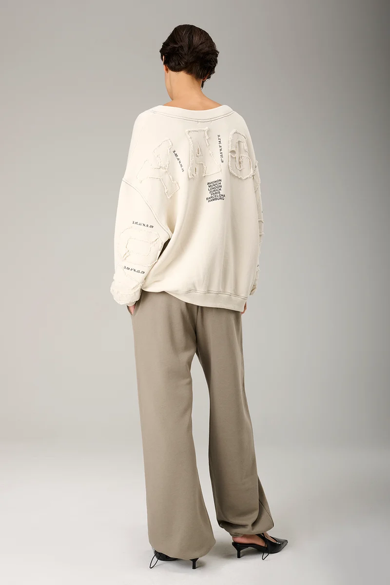 Sweater Voyaging in tea rose