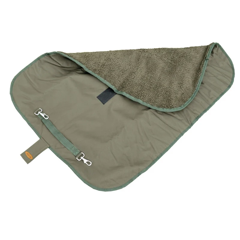 HUBERTUS Outdoor ISO Hundebett 100x70cm oliv Thermo Unterlage