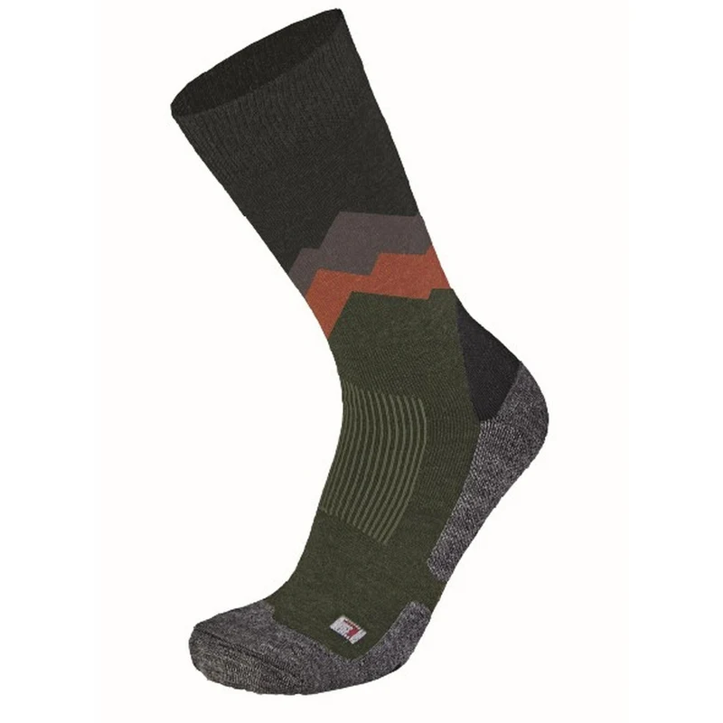 wapiti® TREK S02 Merino Mountain View 4532 Merino Wandersocke Trekkingsocke