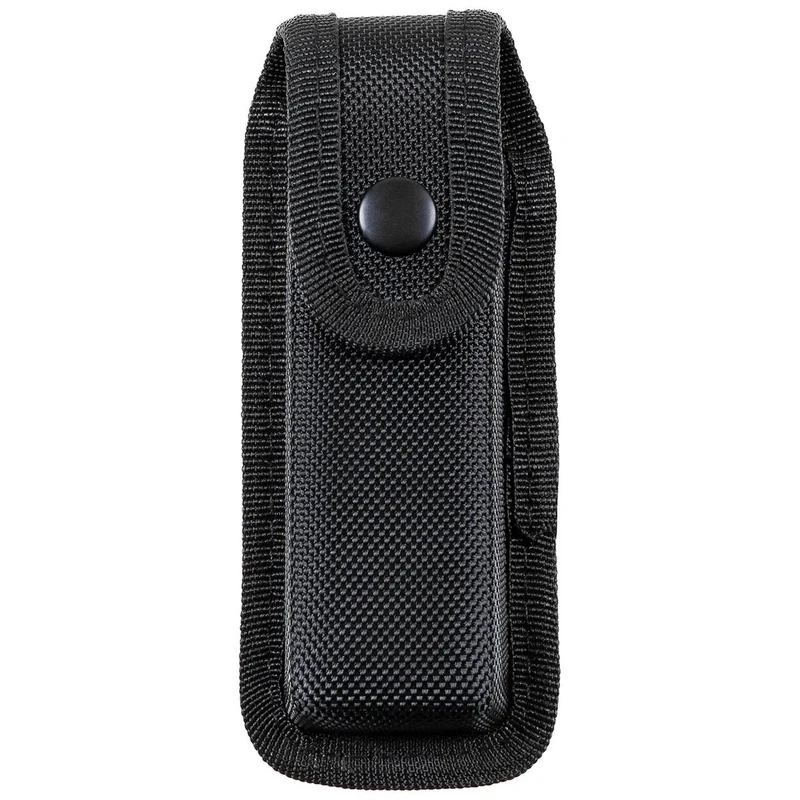 Fox®Outdoor Messer-Etui "Deluxe" schwarz 13x4x1,5cm Druckknopf