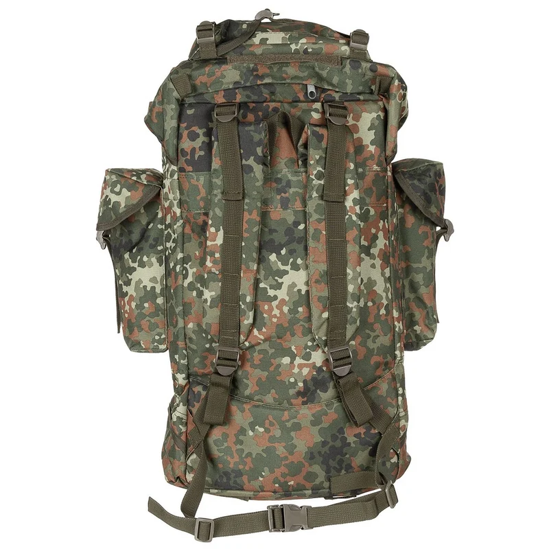MFH® BW Kampfrucksack flecktarn 65 Liter Rucksack m. Alu-Aussteifung