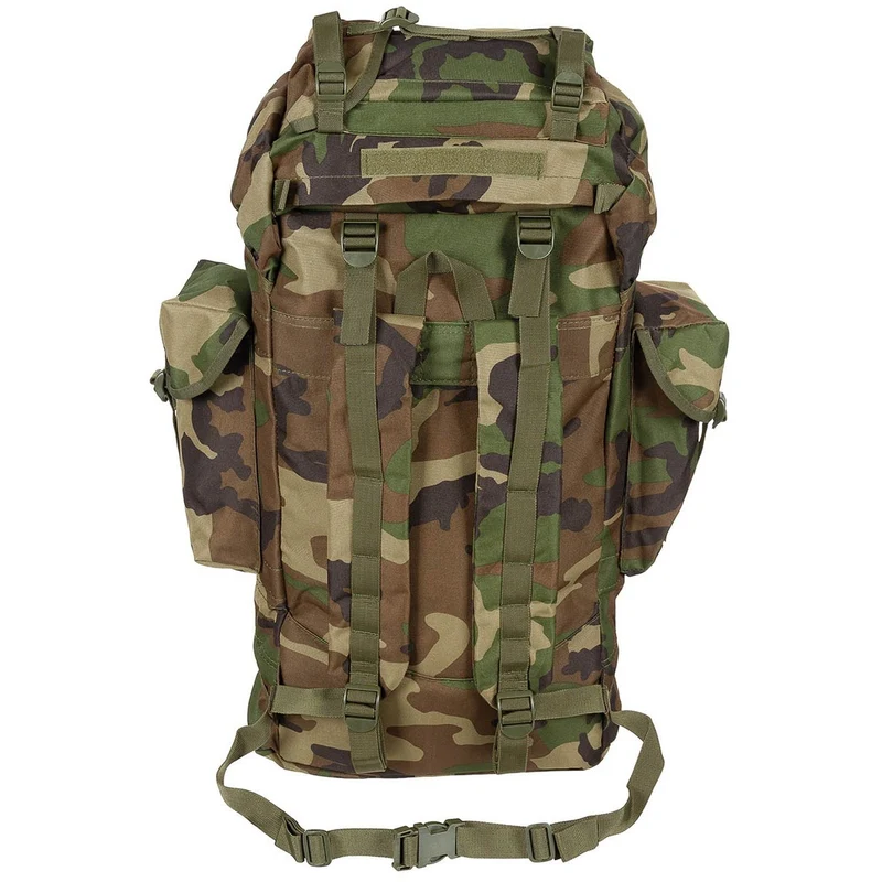 MFH® BW Kampfrucksack woodland 65 Liter Rucksack m. Alu-Aussteifung