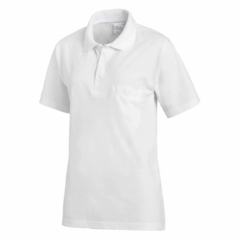 LEIBER Polo Shirt 08/241 Poloshirt 1/2 Arm Fb. weiss Gastro Medizin Catering