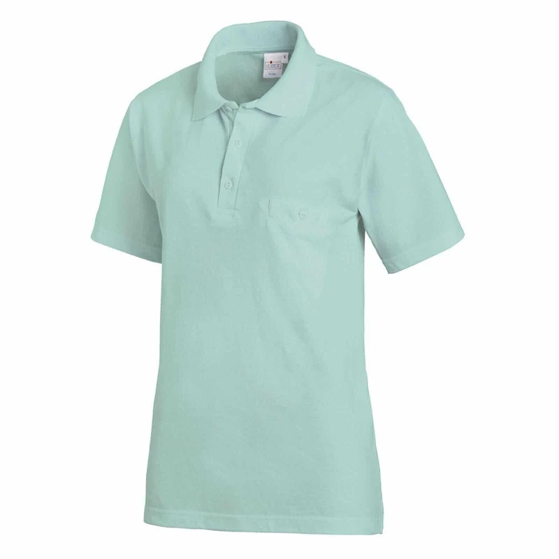 LEIBER Polo Shirt 08/241 Poloshirt 1/2 Arm Fb. mint Gastro Medizin Catering