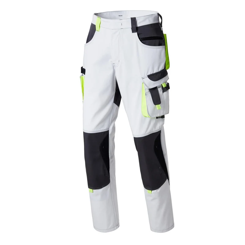 Pionier Workwear TOOLS Bundhose W0 30016 Berufshose weiß / dunkelgrau