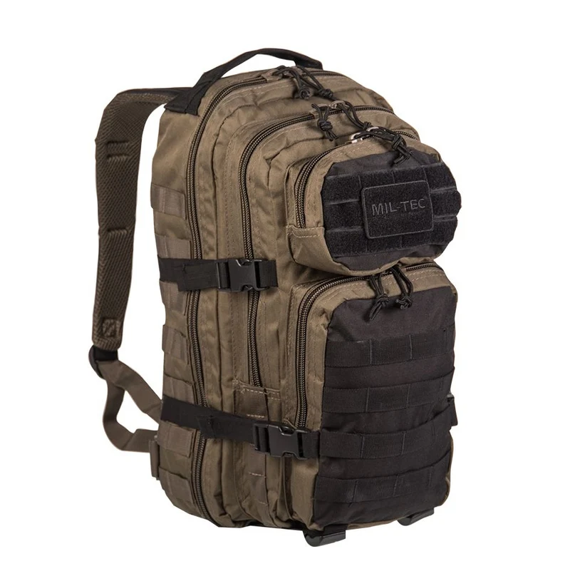 MIL-TEC® US Assault Pack small ranger-green / schwarz Rucksack 20 Liter