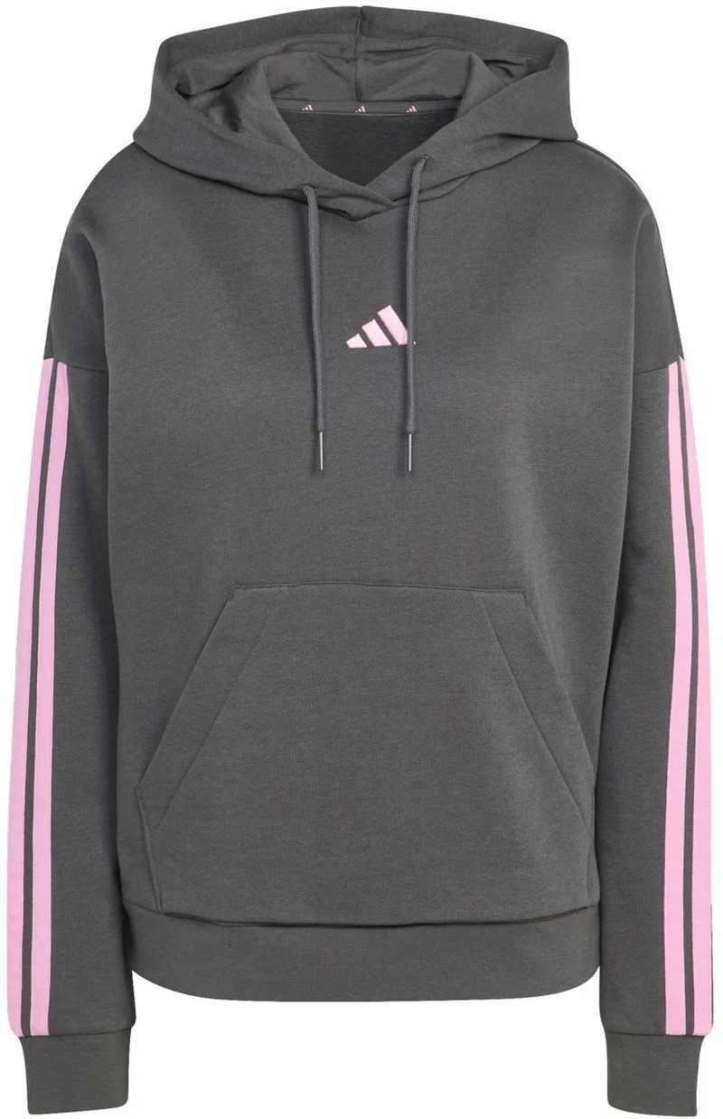 ESSENTIALS Fleece-Hoodie mit 3-Streifen Branding