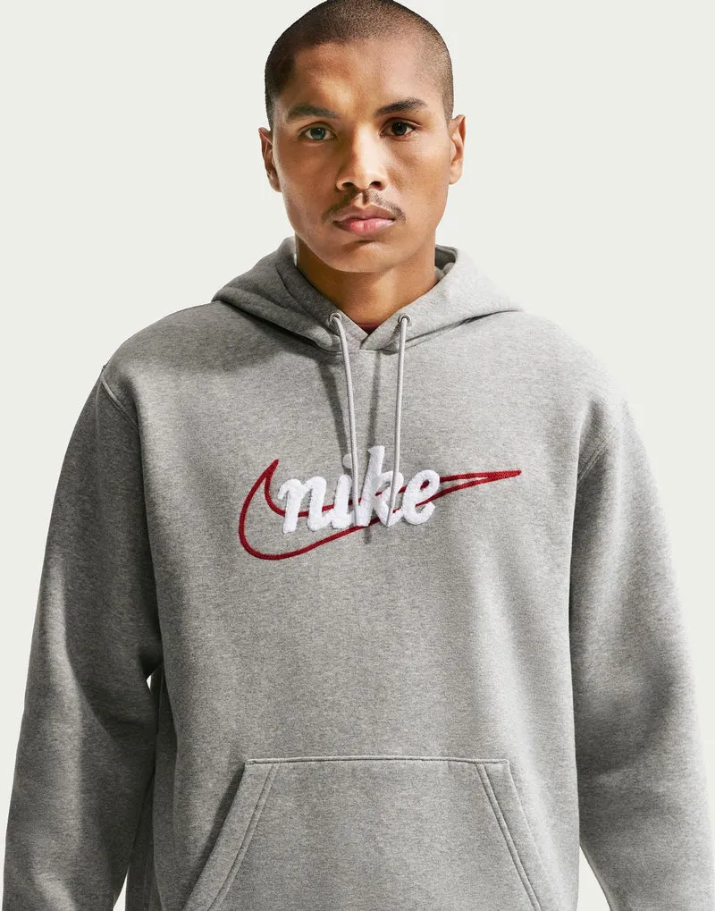 CLUB BB Hoodie aus angerautem Fleece Grau