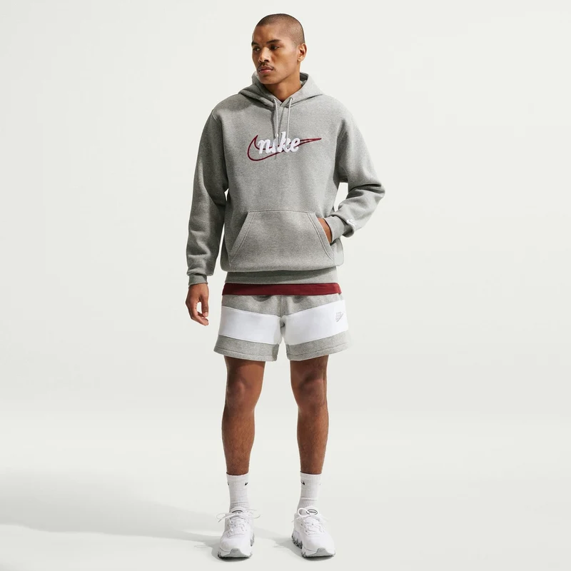 CLUB BB Hoodie aus angerautem Fleece Grau