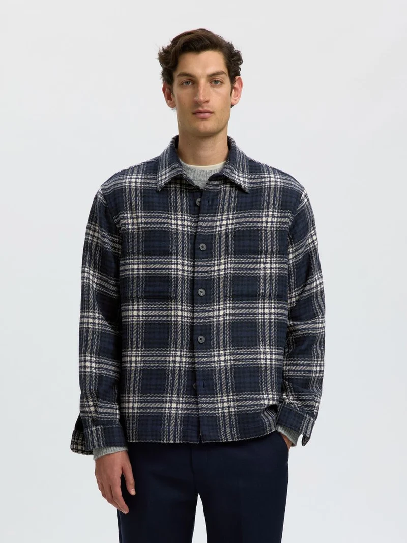 SLMOLE-PABLO WOOL BLEND OVERSHIRT NOOS