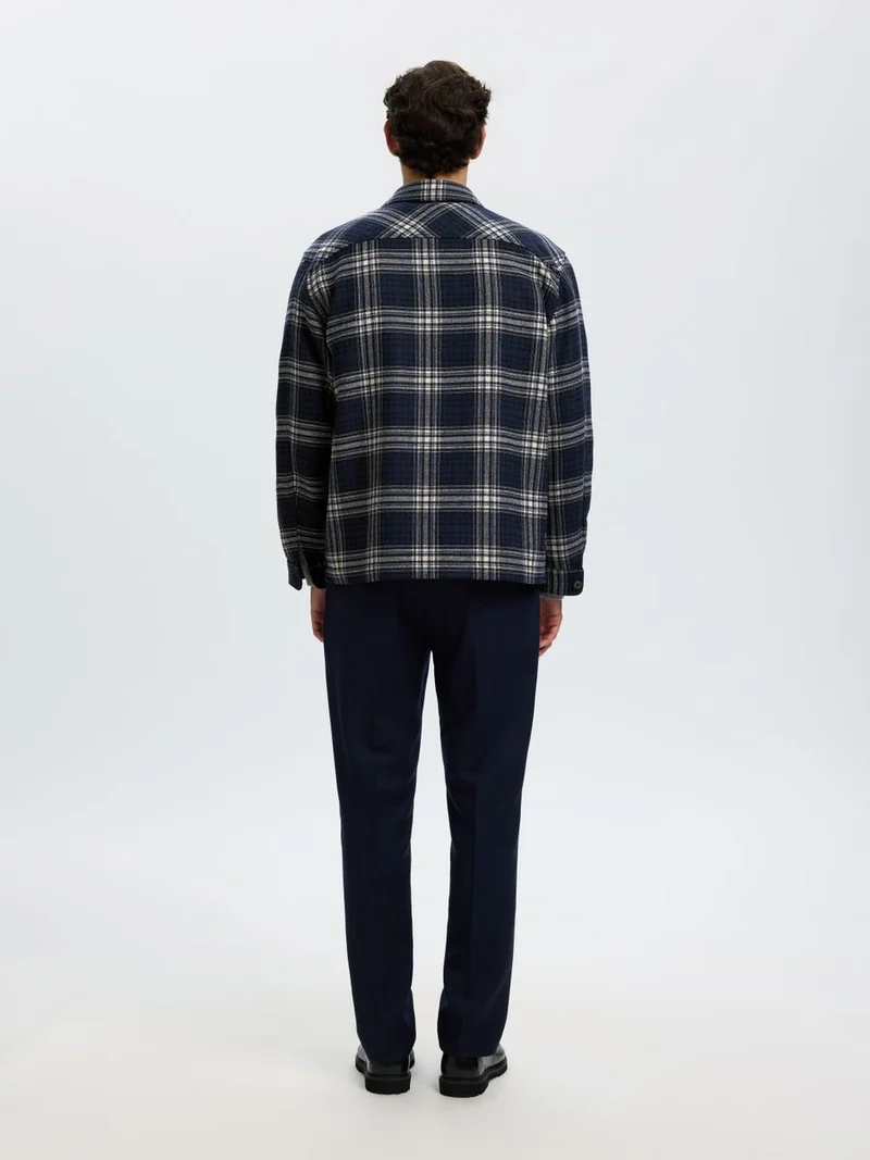 SLMOLE-PABLO WOOL BLEND OVERSHIRT NOOS