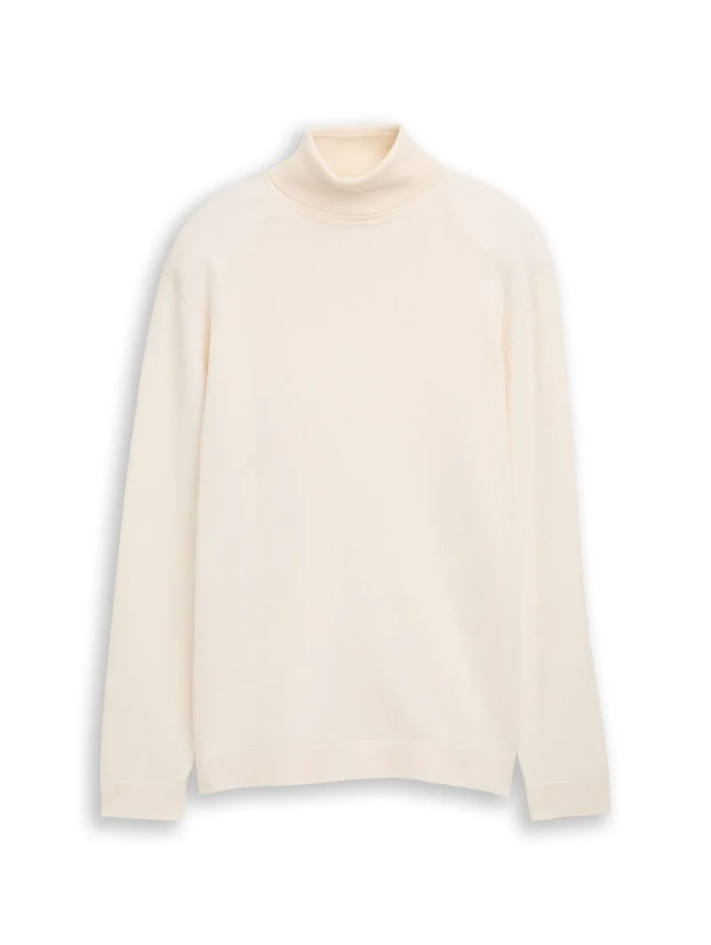 Rollkragenpullover aus Baumwolle