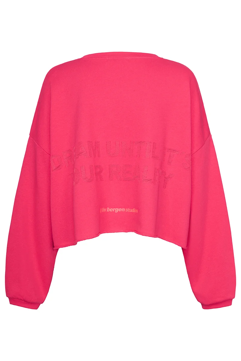 Sweater dream in bright rose