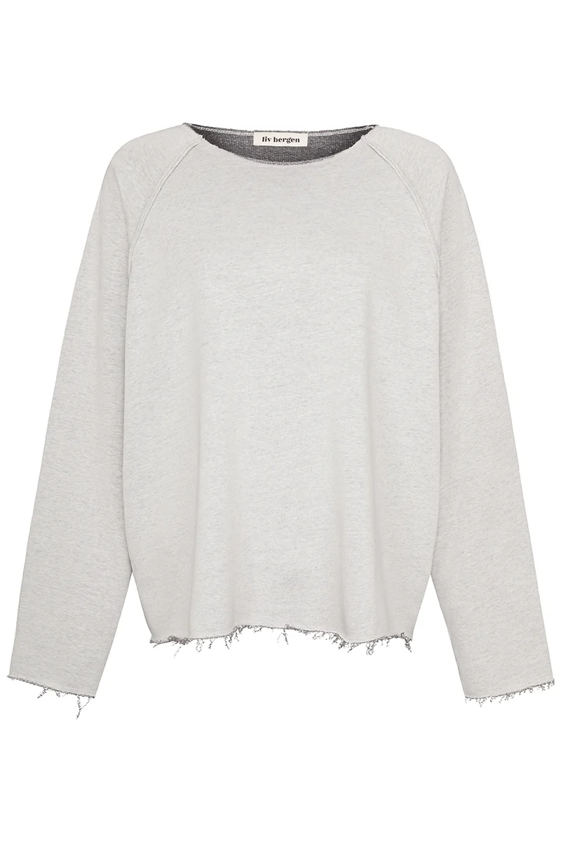 Sweater not from here in faded black