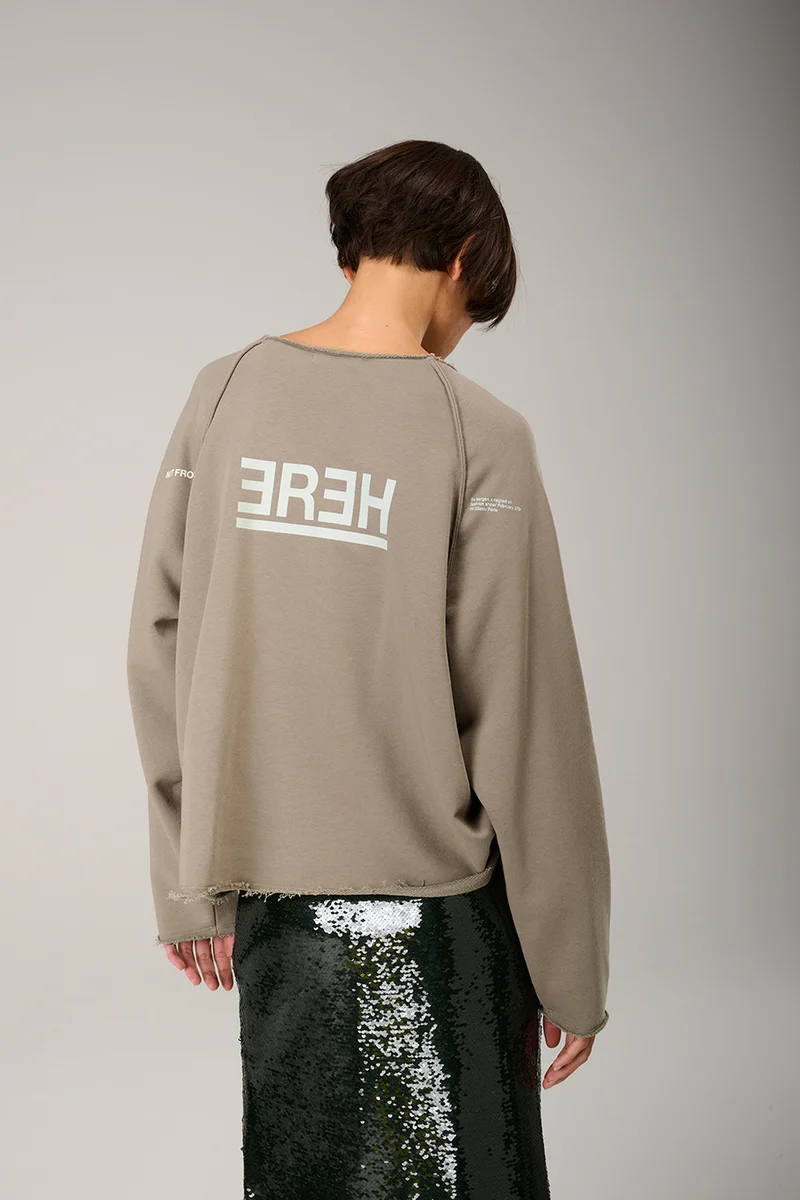 Sweater not from here in mud