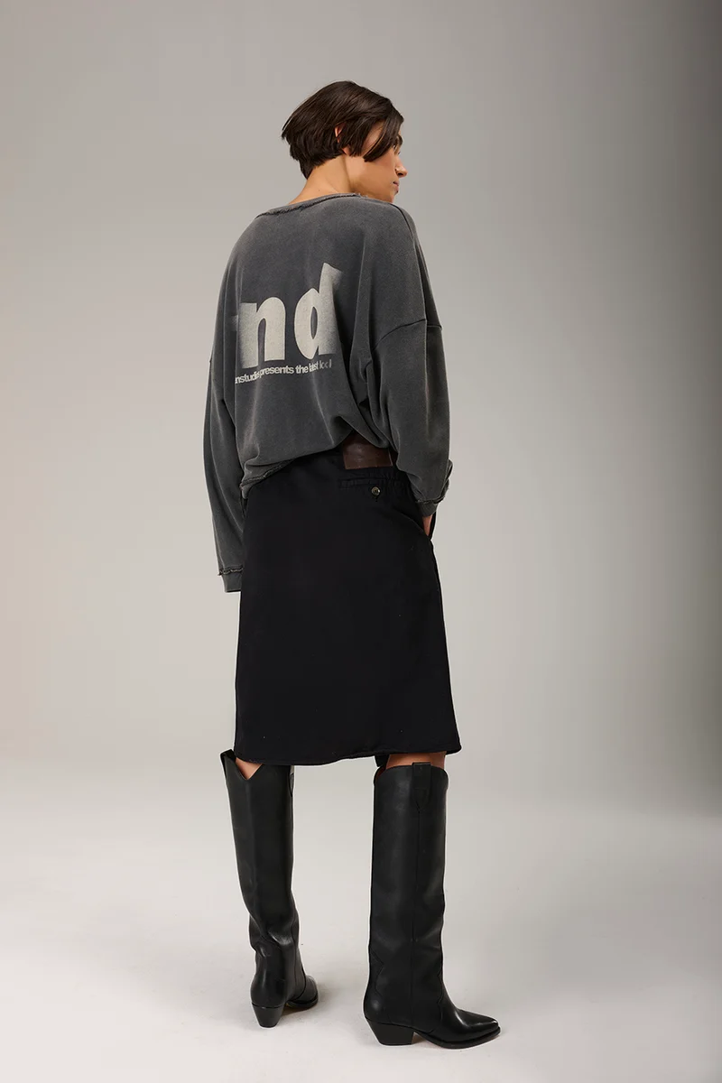 Sweater vintage in black