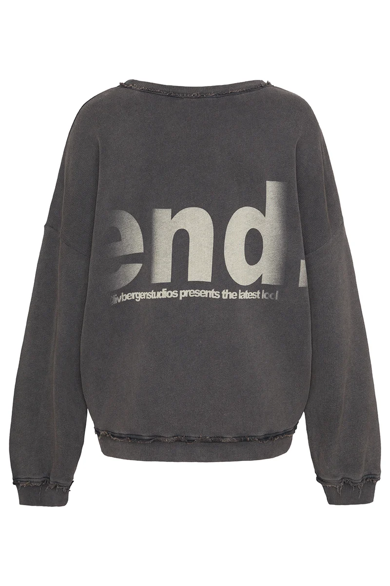 Sweater vintage in black