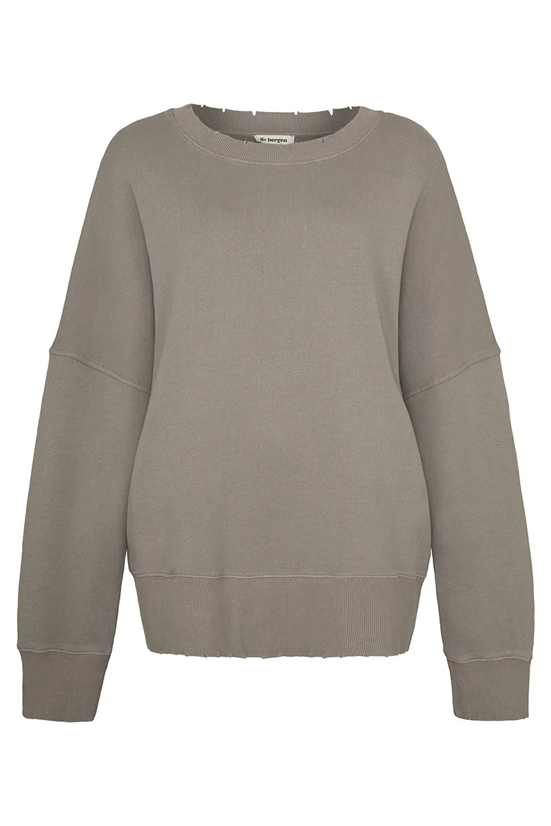 Sweater Distressed in nougat