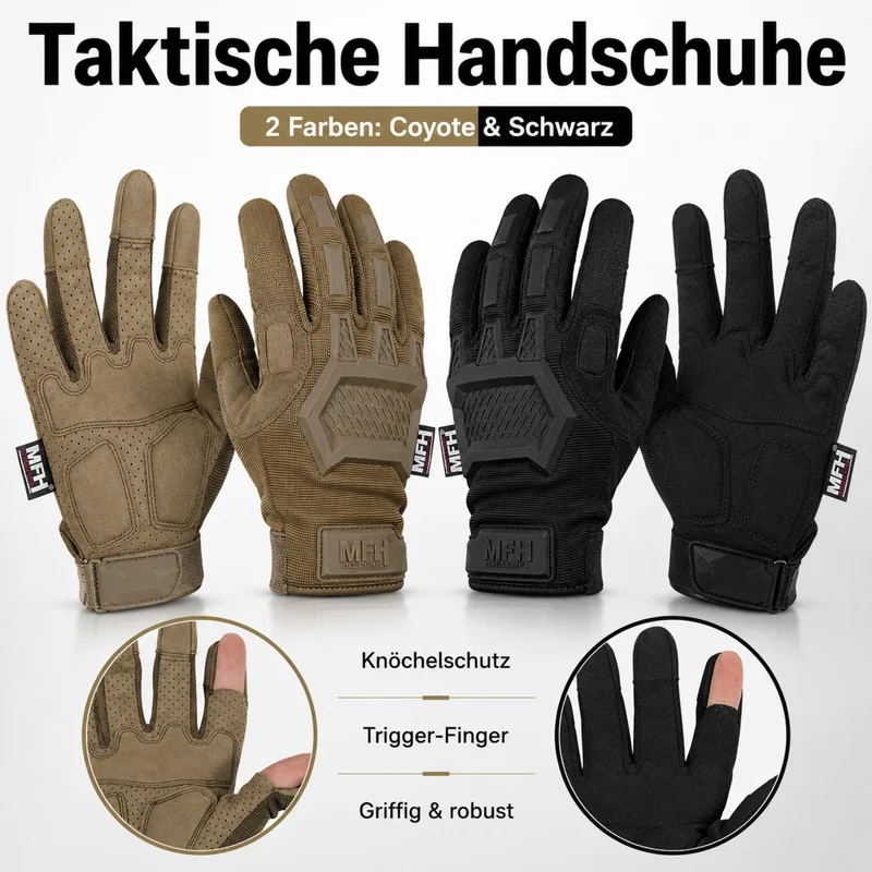 MFH®PROFESSIONAL Tactical Handschuhe ACTION Einsatzhandschuhe