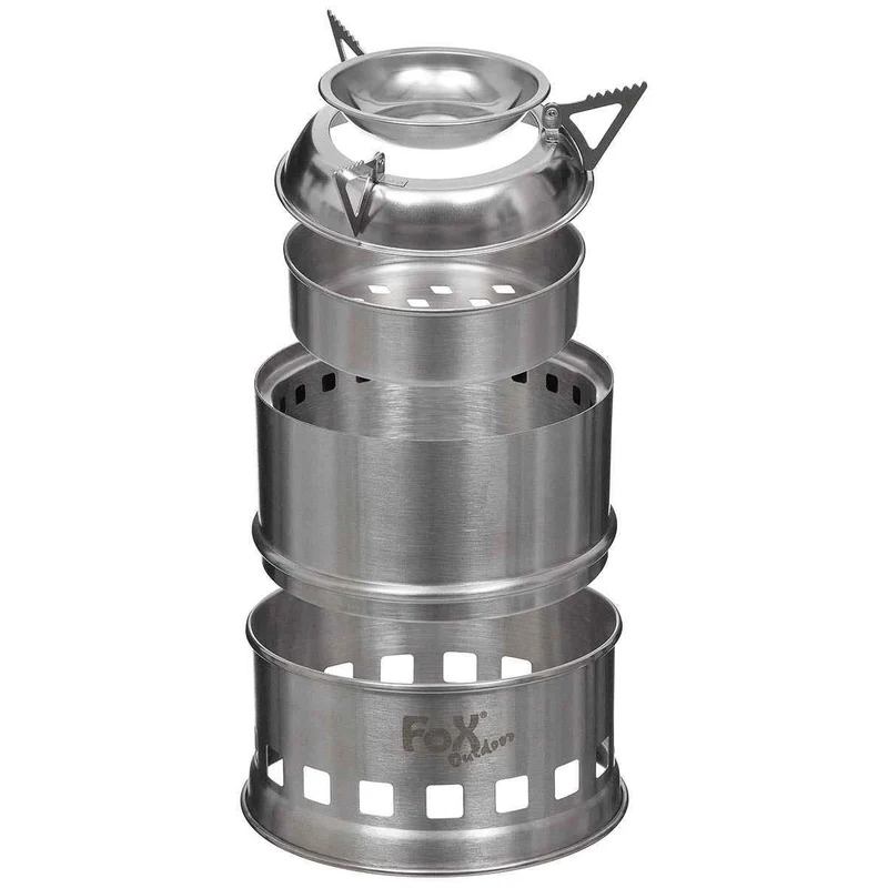 Fox®Outdoor Edelstahl Outdoor-Ofen FOREST Kocher