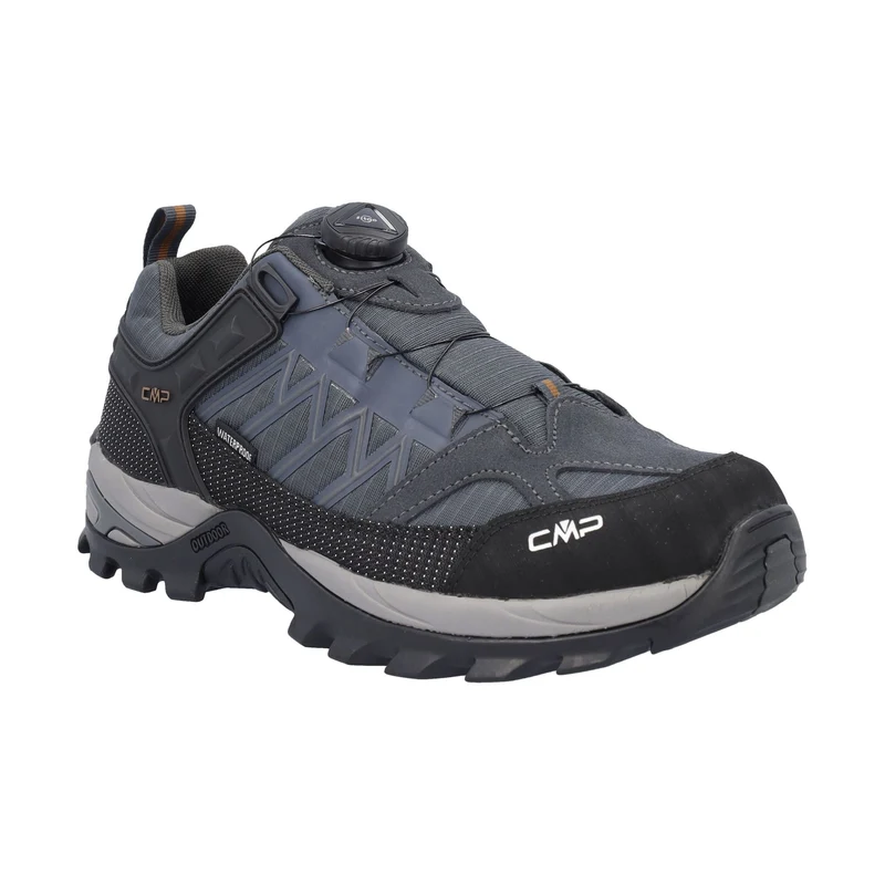 CMP Herren Rigel Low FITGO Trekking Schuhe WP 3Q14827 antracite-arabica
