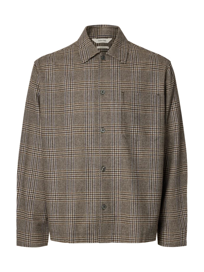 SLMRLXSVEND Kariertes Overshirt
