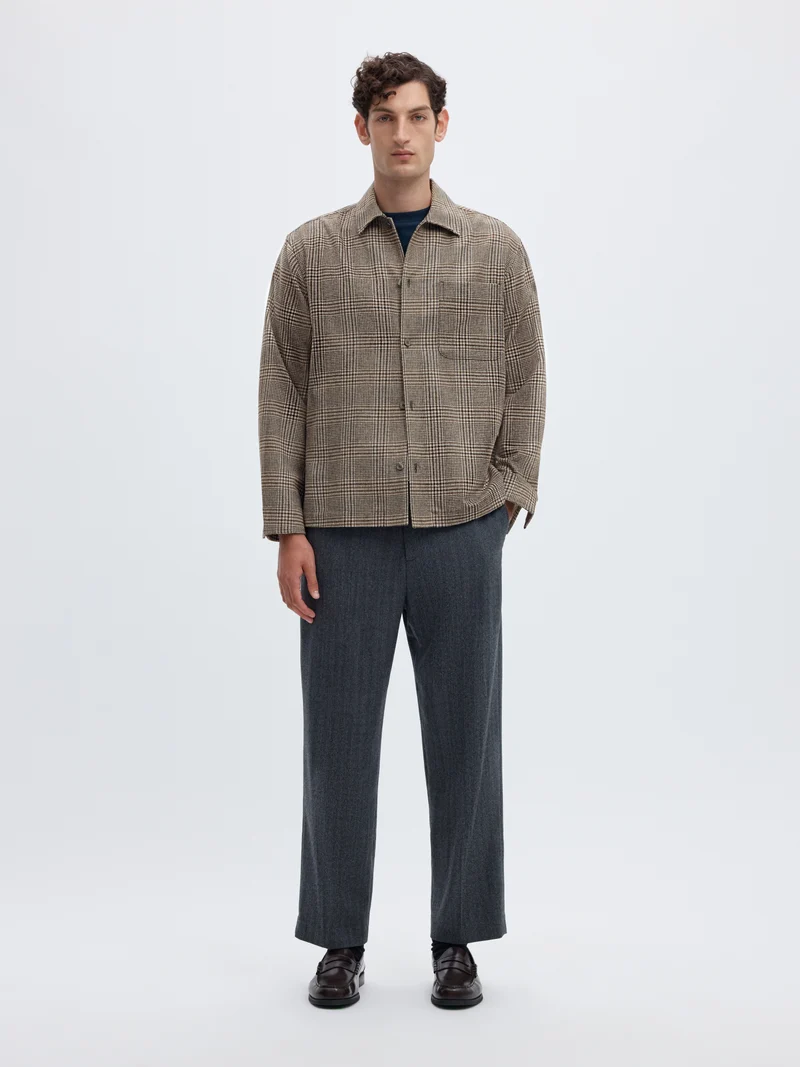 SLMRLXSVEND Kariertes Overshirt