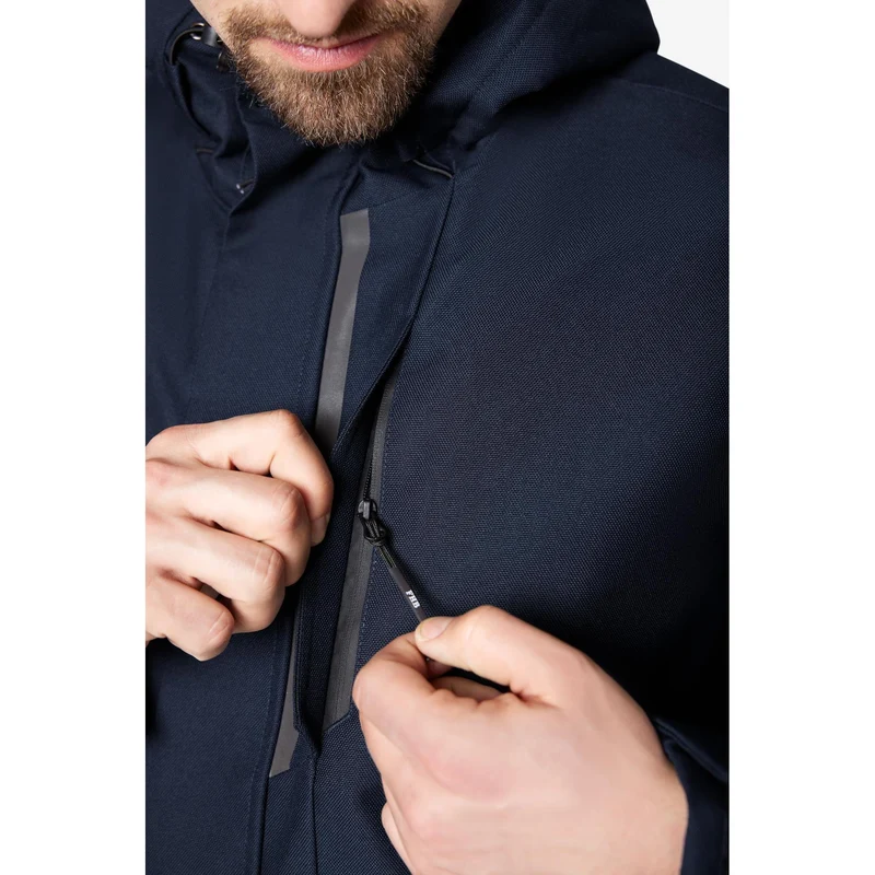 FHB Parka 80202 MANUEL marine PrimaLoft® Wetterschutzparka Herrenparka