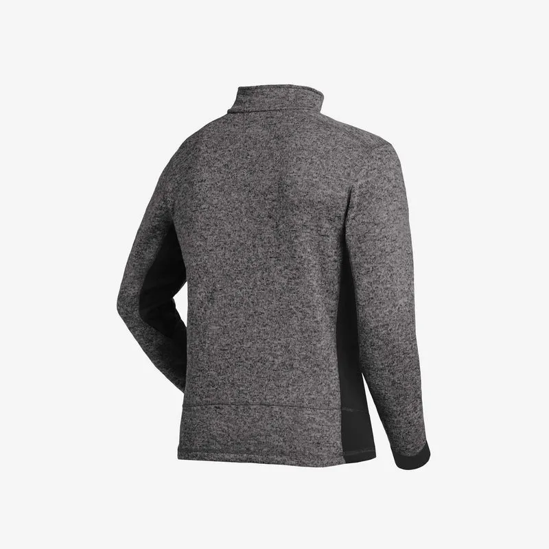 FHB Strick-Fleece Troyer 79597 PATRICK anthrazit schwarz Troyer Arbeitspullover