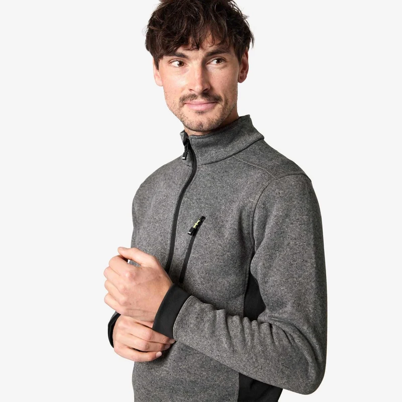 FHB Strick-Fleece Troyer 79597 PATRICK anthrazit schwarz Troyer Arbeitspullover