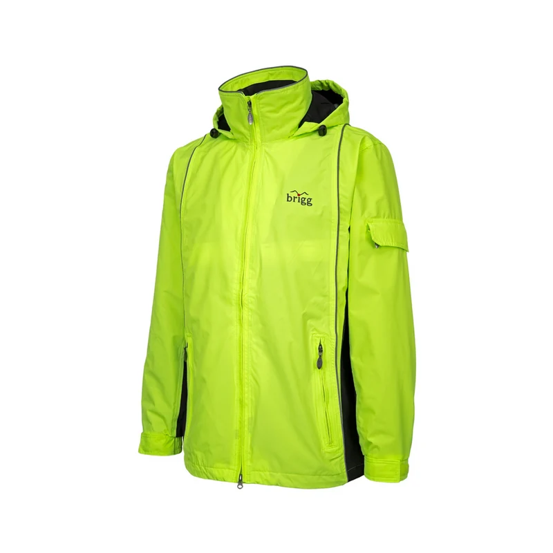 BRIGG Damen Outdoor Jacke W neonyellow/asphalt/reflex Signaljacke