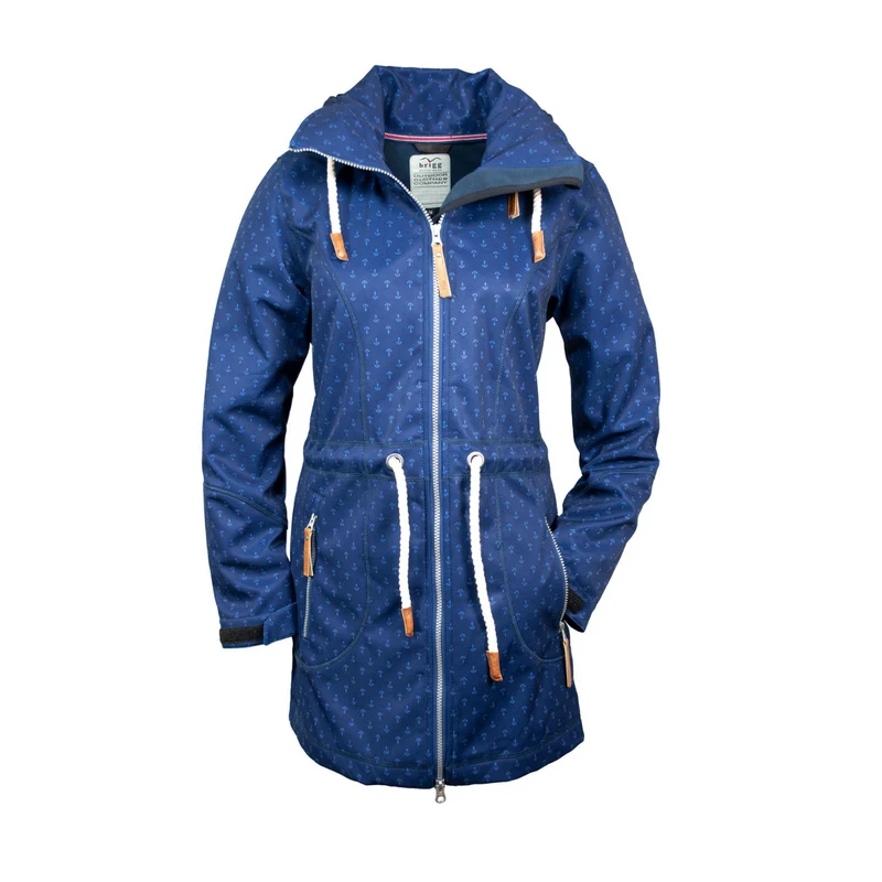 BRIGG Damen Softshellmantel STINE navy Wintermantel Mantel