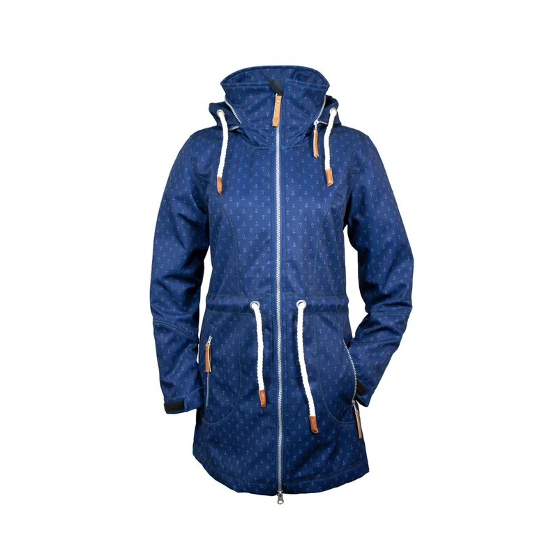BRIGG Damen Softshellmantel STINE navy Wintermantel Mantel