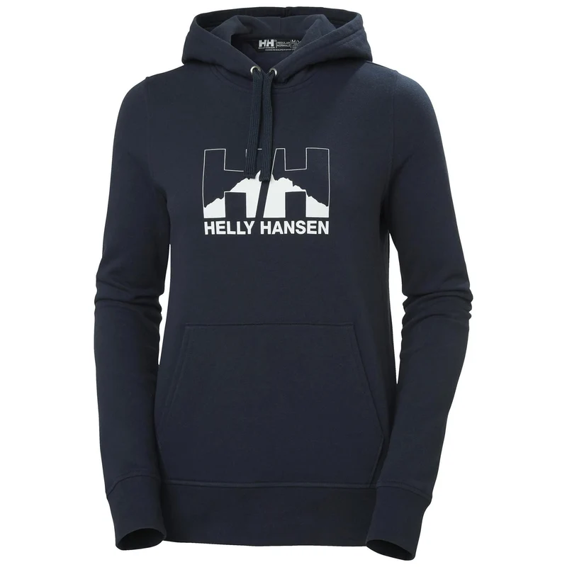 HH Helly Hansen Women Nord Graphic Pullover Hoodie 62981 navy Damen Kapuzenpullover