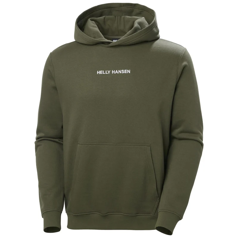 HH Helly Hansen Core Graphic Sweat Hoodie 53924 utility green Herren Kapuzenpullover