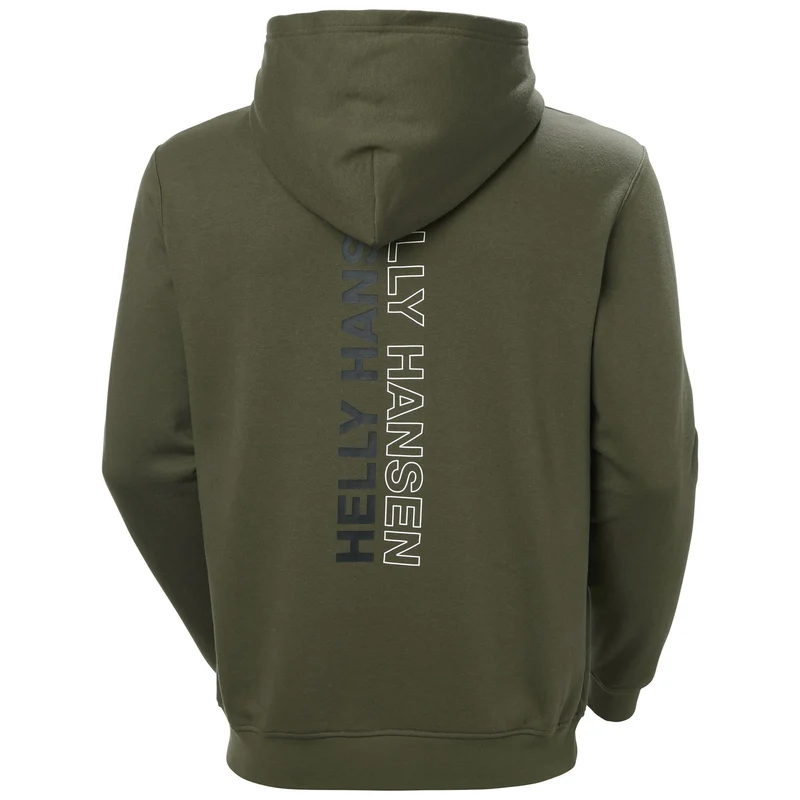 HH Helly Hansen Core Graphic Sweat Hoodie 53924 utility green Herren Kapuzenpullover