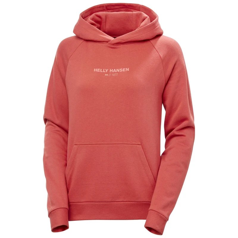 HH Helly Hansen Women Core Hoodie 54033 poppy red Damen Kapuzenpullover