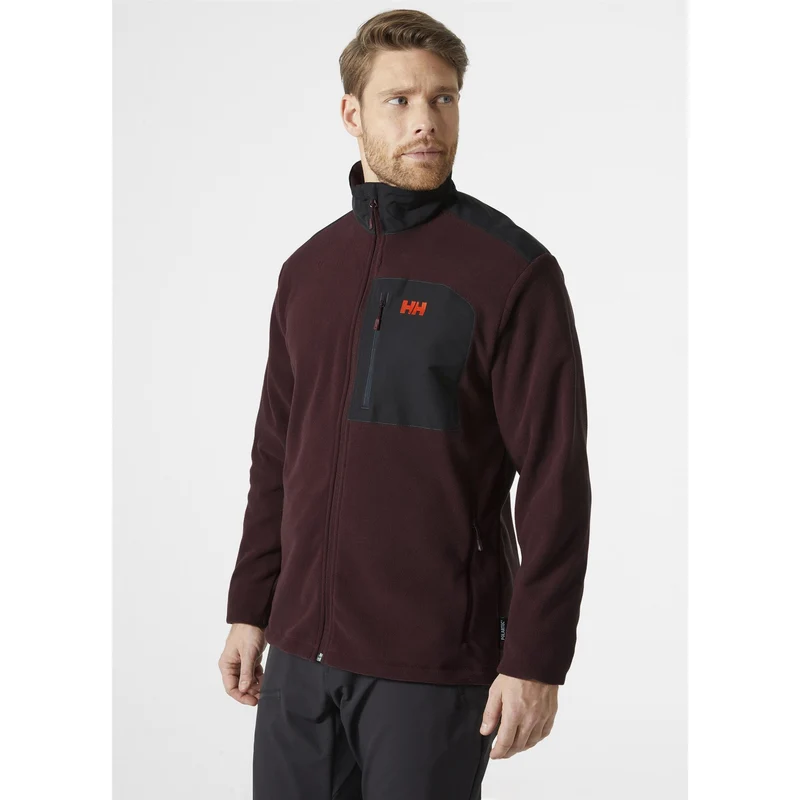 HH Helly Hansen Daybreaker Block Microfleece Jacket 49454 hickory Herren Fleece